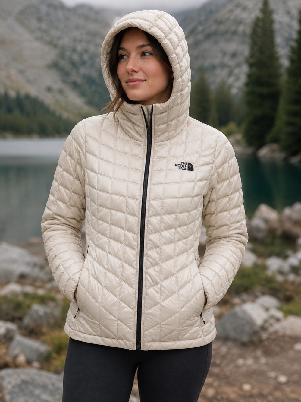 The North Face Women's S ThermoBall Hooded Insulated Lightweight Packable Jacket
